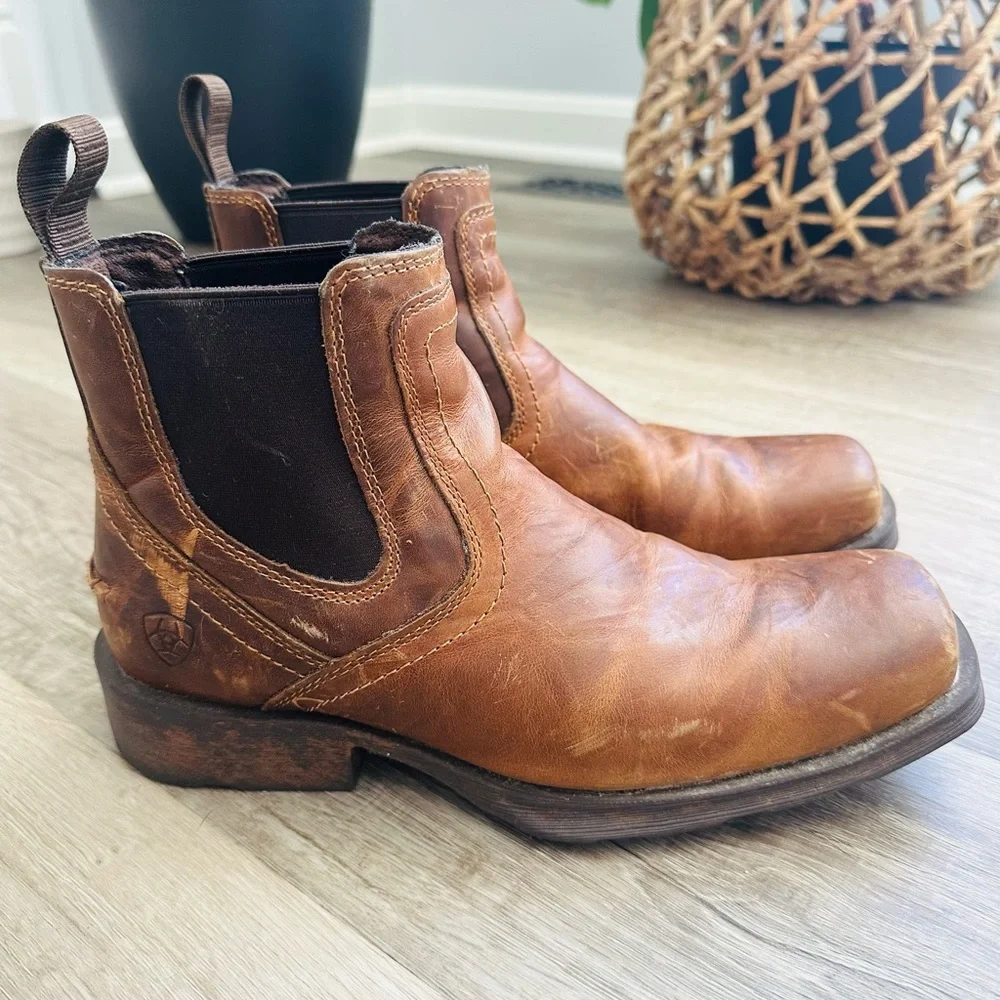 Ariat Men's Midtown Rambler Square Toe Chelsea Boots - Picture 3 of 10